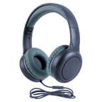 926B-W On-Ear Headphones with Microphone with 1.45M-Tangle-Free Nylon Line Type C Plug Foldable Portable Wired Headphone