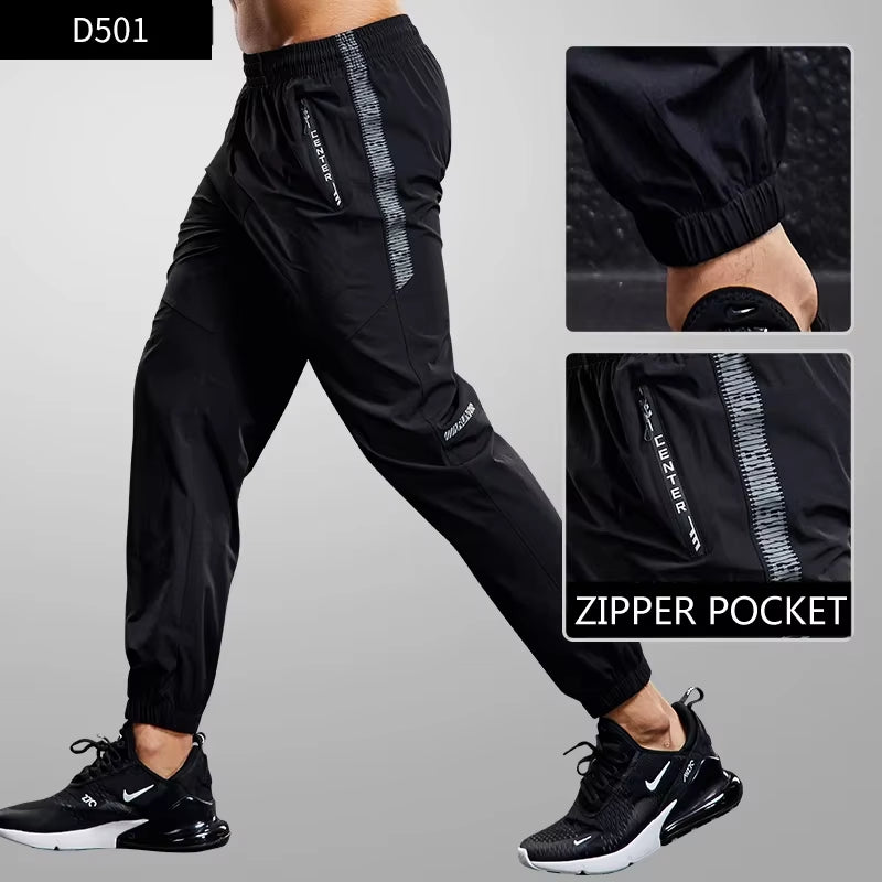 Running Sports Male Men Sweatpants Training Pants Gym Fitness Jogging Sportpants Breathable Absorb Sweat Quick Dry Trousers