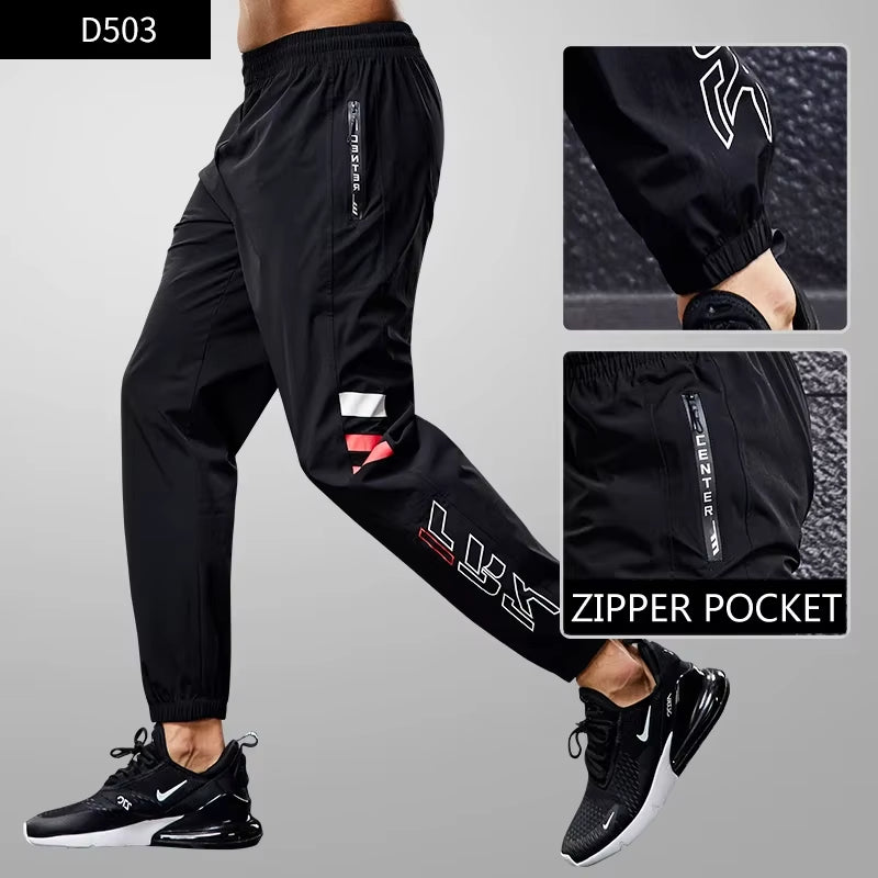 Running Sports Male Men Sweatpants Training Pants Gym Fitness Jogging Sportpants Breathable Absorb Sweat Quick Dry Trousers