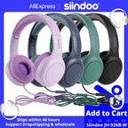 926B-W On-Ear Headphones with Microphone with 1.45M-Tangle-Free Nylon Line Type C Plug Foldable Portable Wired Headphone