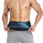 Men Waist Trainer Fitness Body Shaper Polymer Girdle Sheath Sweat Tummy Trimmer Slimming Belt Sauna Corset Weight Loss Shapewear
