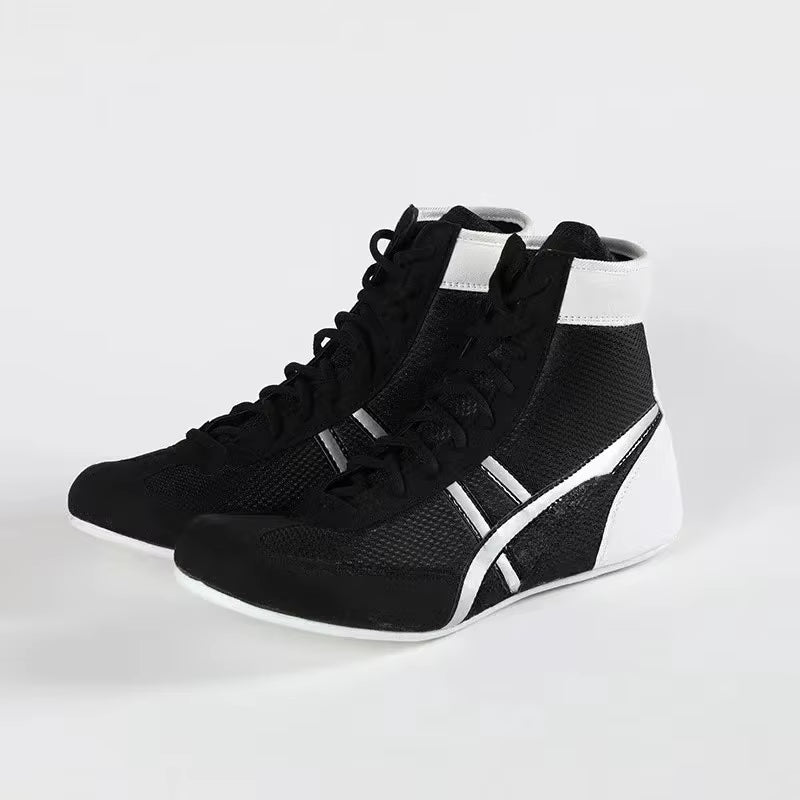 Weightlifting Shoes Boxing Shoes Breathable Wear-Resistant Non-Slip Wrestling Shoes Fighting Sports Shoes Gym Training Shoes