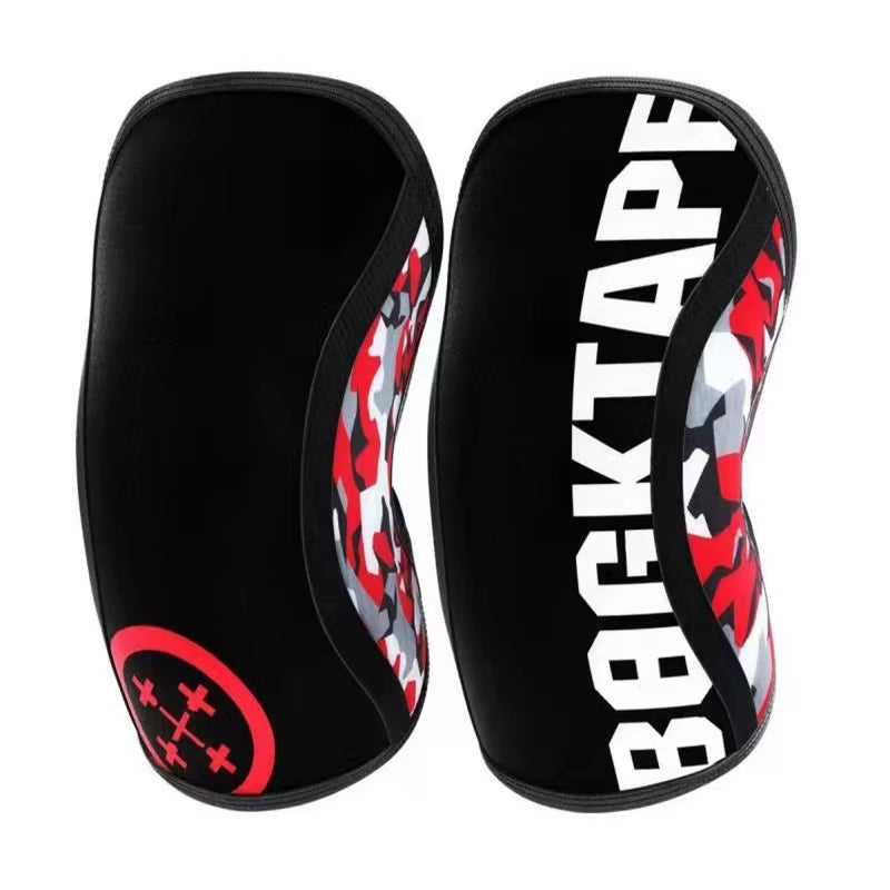 7Mm Weightlifting Crossfit Powerlifting Gym Knee Squat Sleeves Neoprene Compression Knee Pads Protector Support for Powerlifting
