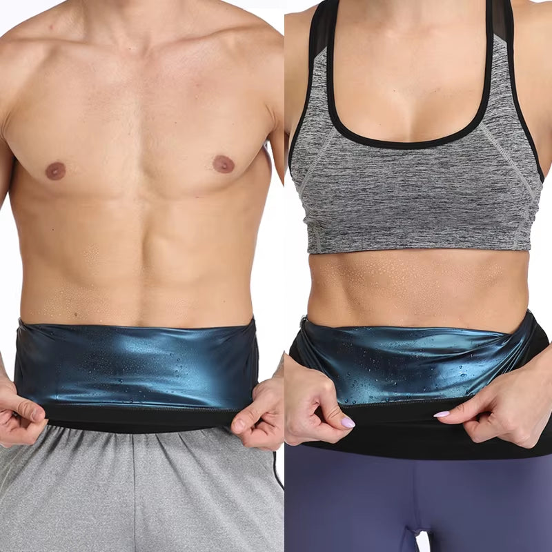 Men Waist Trainer Fitness Body Shaper Polymer Girdle Sheath Sweat Tummy Trimmer Slimming Belt Sauna Corset Weight Loss Shapewear