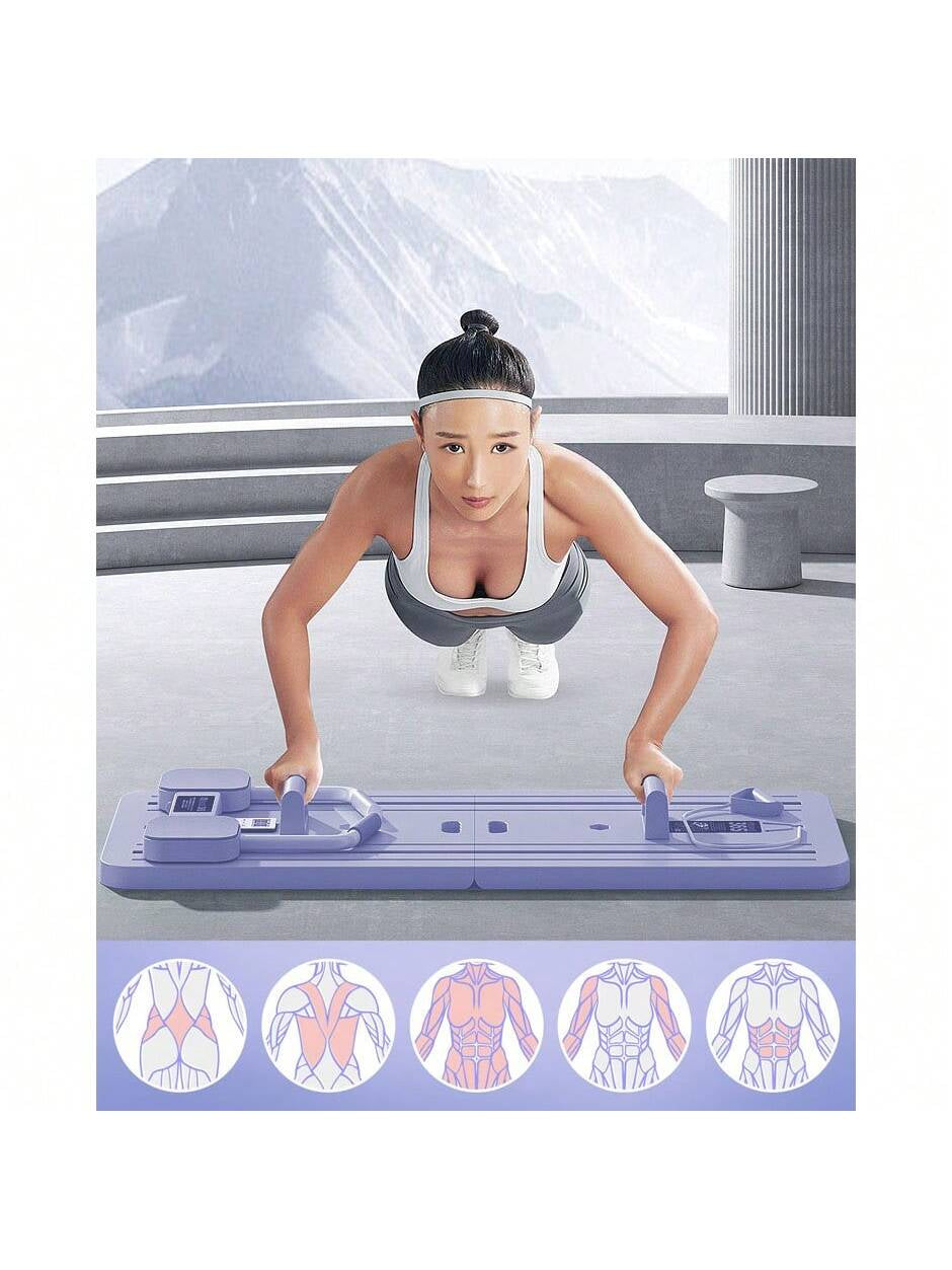 Larora Pilates Board - Pilates Reformer Set, Multi-Purpose Foldable Pilates Reformer Board for Home, 5 in 1 Pilates Sliding Board