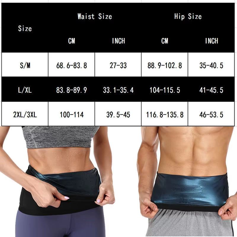 Men Waist Trainer Fitness Body Shaper Polymer Girdle Sheath Sweat Tummy Trimmer Slimming Belt Sauna Corset Weight Loss Shapewear