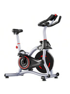 Indoor Exercise Bike for Home Use with Adjustable Height, Suitable for the Whole Family. This Is an Exercise Bike for Indoor Gym, Equipped with a Mobile Phone/Ipad Holder. It Is a Multi-Functional Smart Electronic Watch.