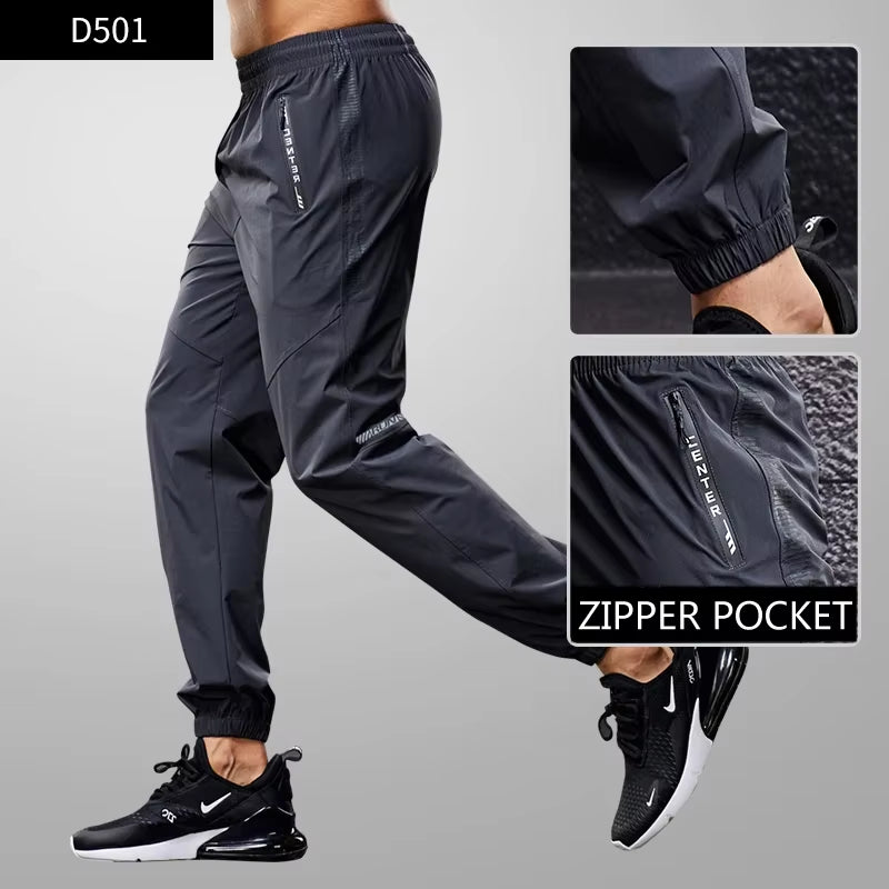 Running Sports Male Men Sweatpants Training Pants Gym Fitness Jogging Sportpants Breathable Absorb Sweat Quick Dry Trousers